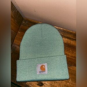 Carhartt Light Blue/Green Knit Beanie